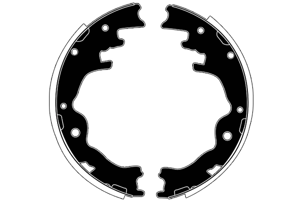 Jeu de mâchoires de frein RAICAM RA26510