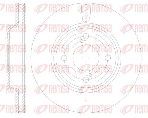 Disque de frein REMSA 62120.10