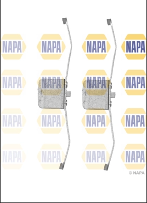 Kit d'accessoires, plaquette de frein à disque NAPA NFK1026