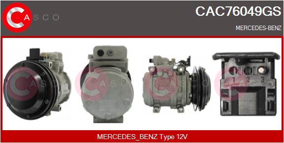 Compresseur, climatisation CASCO CAC76049GS