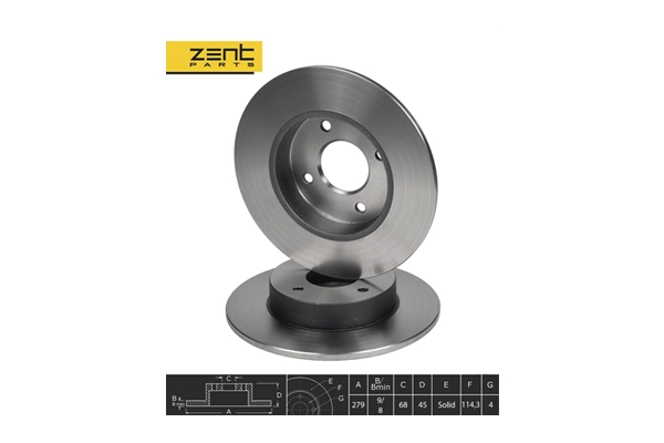 Disque de frein ZentParts Z06219