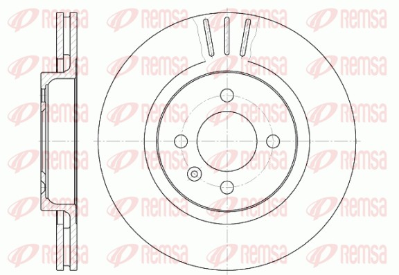 Disque de frein REMSA 6294.10