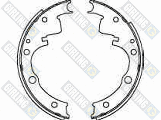 Jeu de mâchoires de frein GIRLING 5162096