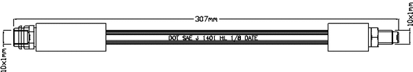 Flexible de frein JURATEK JBH1020