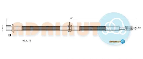 Flexible de frein ADRIAUTO 52.1213