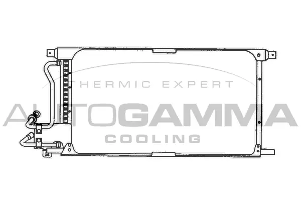 Condenseur, climatisation AUTOGAMMA 102657