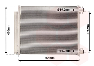 Condenseur, climatisation VAN WEZEL 43015703