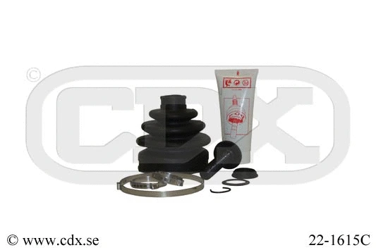 Jeu de joints-soufflets, arbre de commande CDX 22-1615C