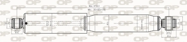 Amortisseur OPEN PARTS SAB8284.32