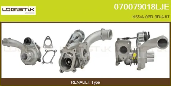 Turbocompresseur, suralimentation LGK 070079018LJE