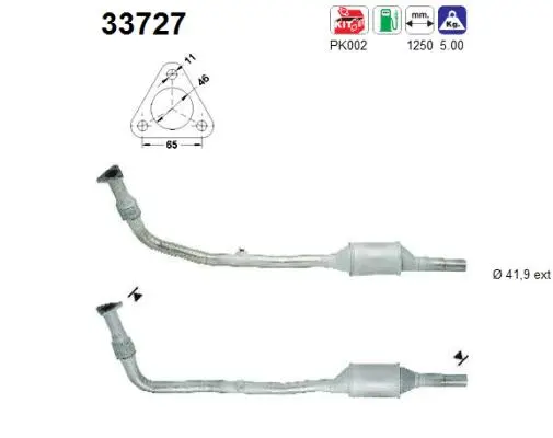 Catalyseur AS 33727