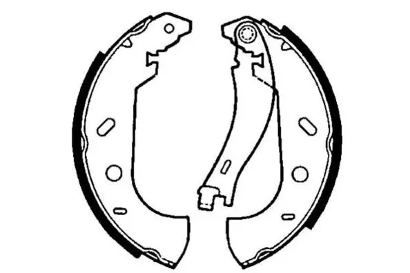Jeu de mâchoires de frein E.T.F. 09-0540