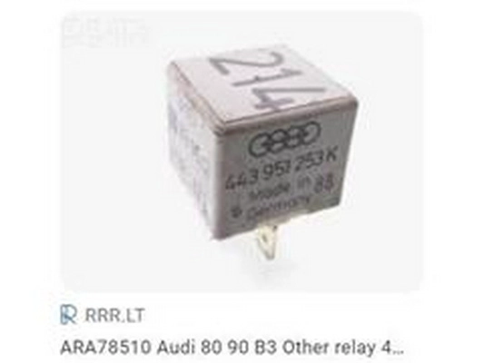 Relais, chasse du ventilateur de radiateur ZPY 443951253K
