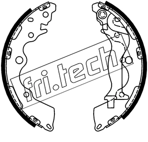 Jeu de mâchoires de frein fri.tech. 1253.739