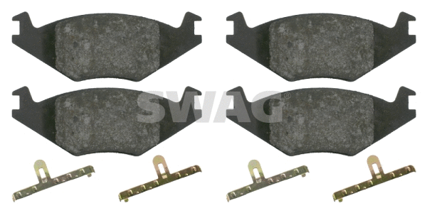 Kit de plaquettes de frein, frein à disque SWAG 30 91 6011