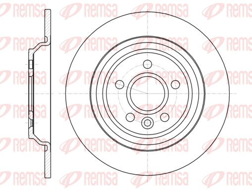 Disque de frein REMSA 61045.00