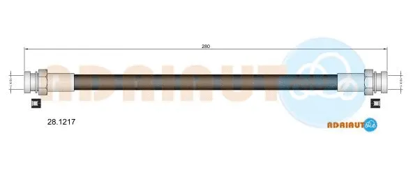 Flexible de frein ADRIAUTO 28.1217
