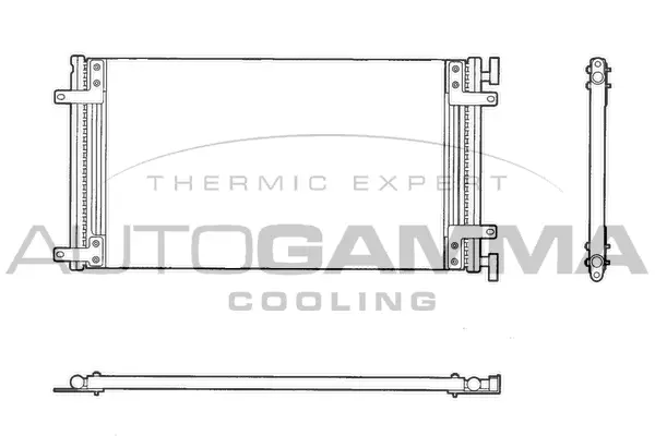 Condenseur, climatisation AUTOGAMMA 102965