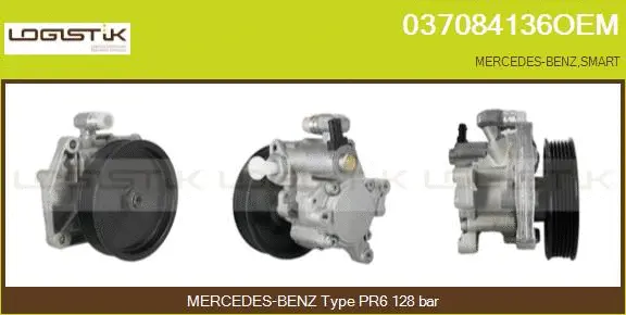 Pompe hydraulique, direction LGK 037084136OEM
