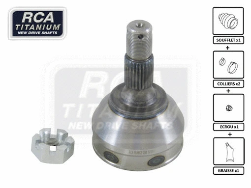 Jeu de joints, arbre de transmission RCA FRANCE CI05