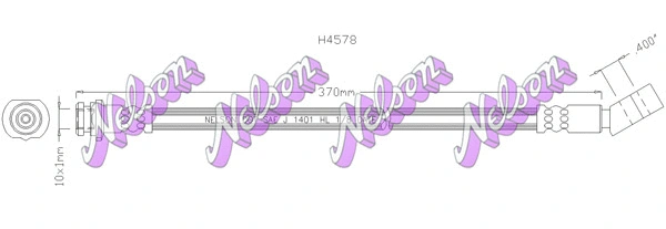 Flexible de frein KAWE H4578
