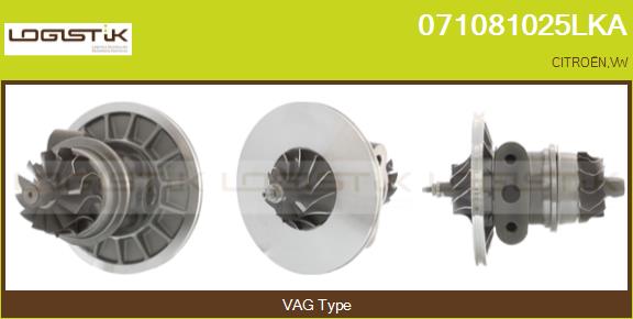 Groupe carter, turbocompresseur LGK 071081025LKA
