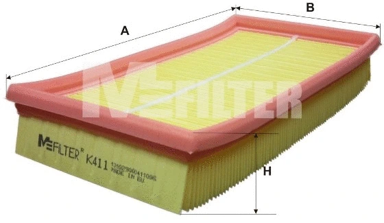 Filtre à air MFILTER K 411