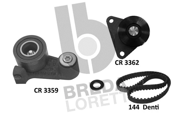 Kit de courroie crantée BREDA LORETT KCD0403