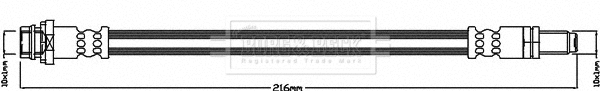 Flexible de frein BORG & BECK BBH8607