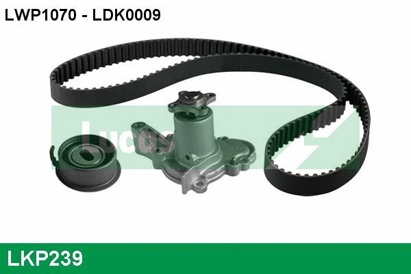 Pompe à eau + kit de courroie crantée LUCAS LKP239