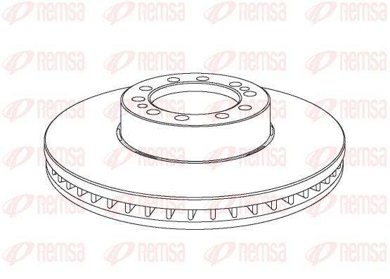 Disque de frein REMSA NCA1075.20