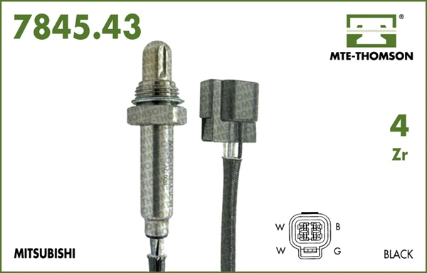 Sonde lambda MTE-THOMSON 7845.43.072