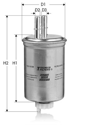 Filtre à carburant TECNECO FILTERS GS1233