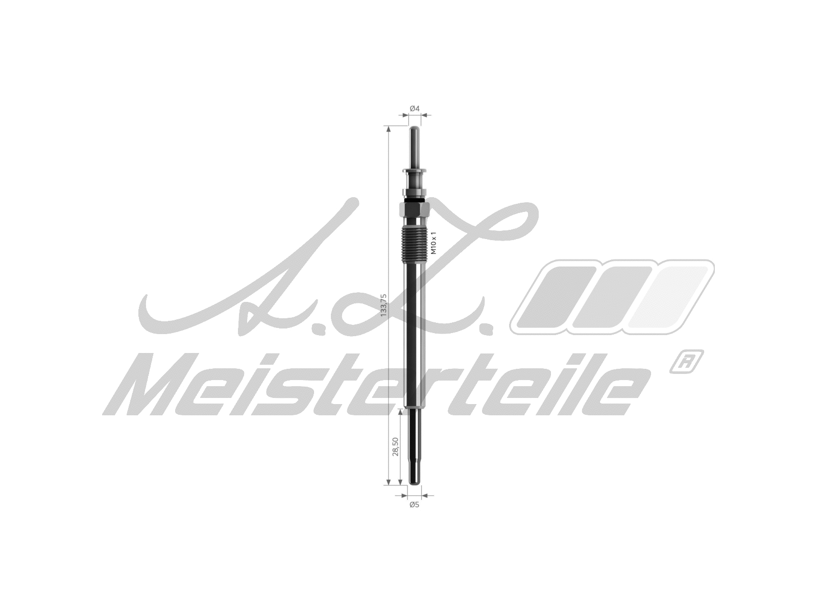 Bougie de préchauffage A.Z. Meisterteile AZMT-49-040-1037