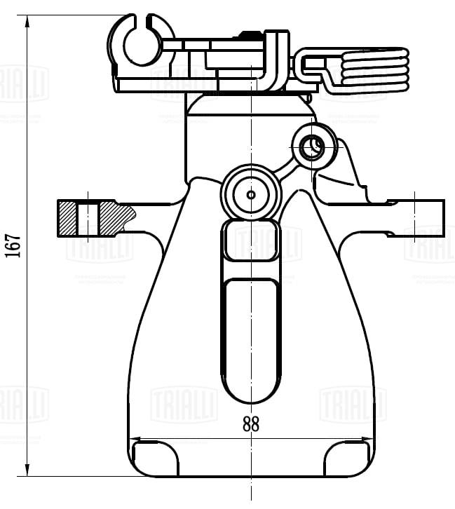 Étrier de frein TRIALLI CF 012096