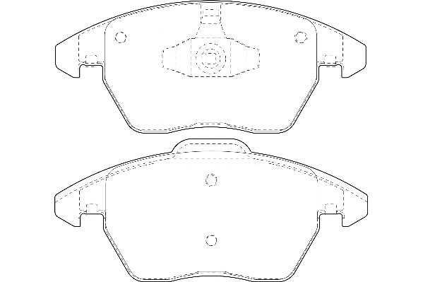 Kit de plaquettes de frein, frein à disque Omnicraft 2135008