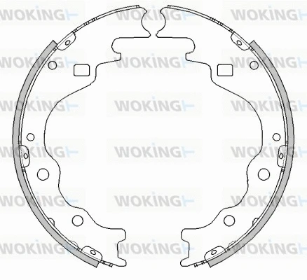 Mâchoire de frein WOKING Z4497.00