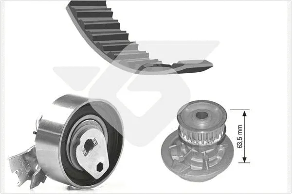 Pompe à eau + kit de courroie crantée HUTCHINSON KH 98WP21