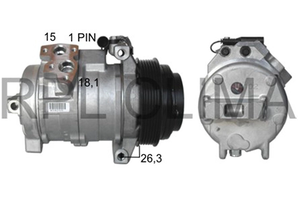 Compresseur, climatisation RPL QUALITY APCOMB5041