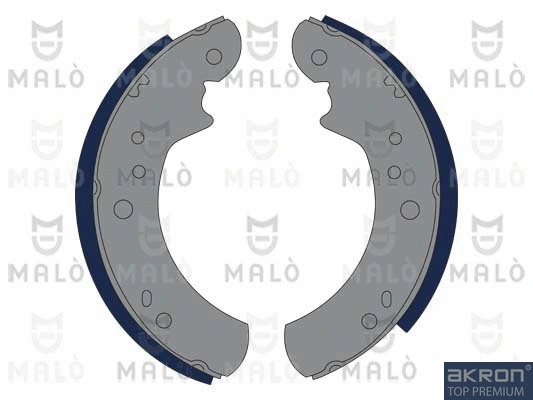 Jeu de mâchoires de frein AKRON-MALÒ 1390097