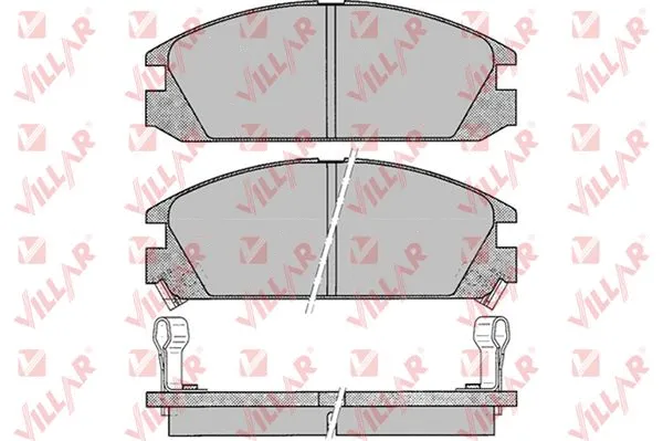 Kit de plaquettes de frein, frein à disque VILLAR 626.0073