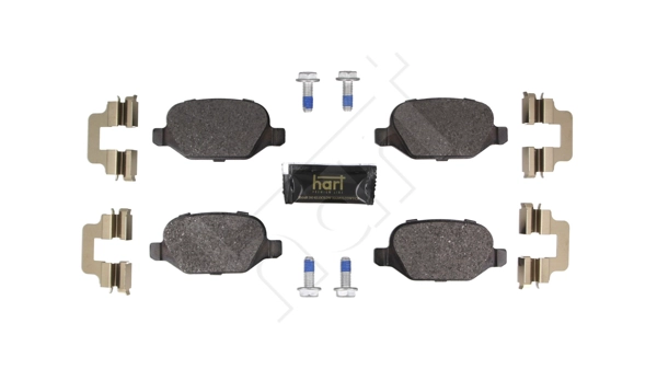 Kit de plaquettes de frein, frein à disque HART 261 782
