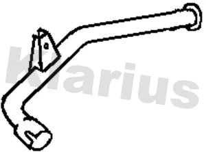 Tuyau d'échappement KLARIUS 120475
