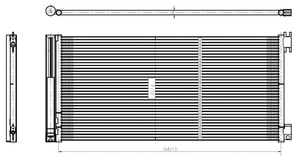 Condenseur, climatisation NRF 350429