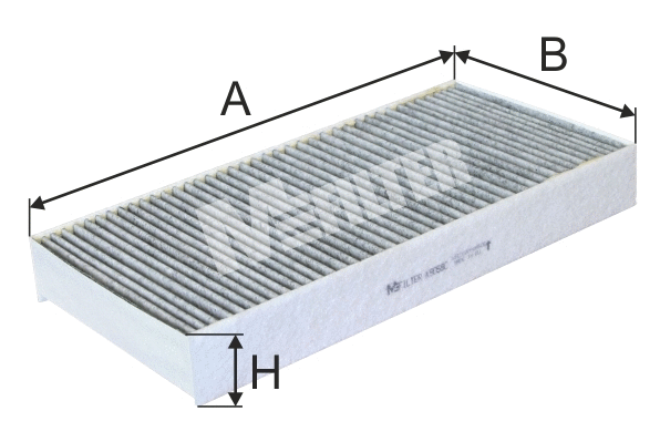 Filtre, air de l'habitacle MFILTER K 9055C