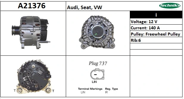 Alternateur Technika A21376
