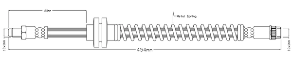 Flexible de frein ABTEX ABH1115
