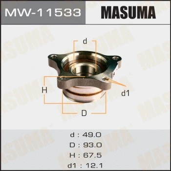 Kit de roulements de roue MASUMA MW-11533