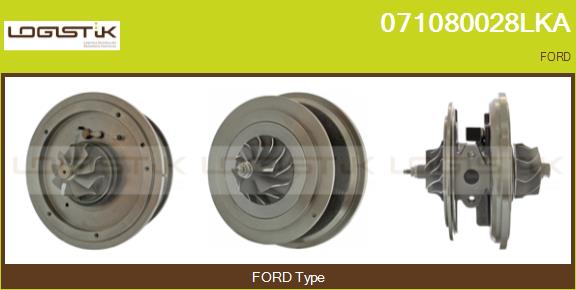 Groupe carter, turbocompresseur LGK 071080028LKA