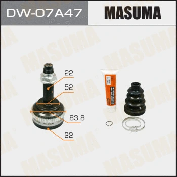 Jeu de joints, arbre de transmission MASUMA DW-07A47